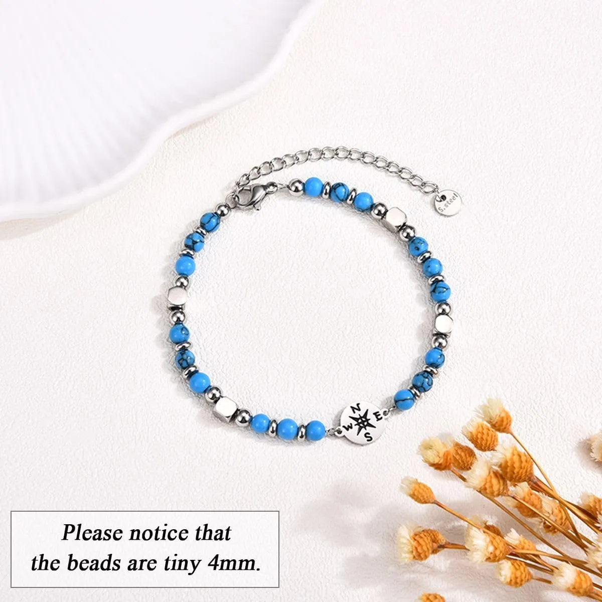 2025 Graduation Gifts for Her, Compass Bracelet for Girls Women, Inspirational High School College Class of 2025 Graduation Gifts