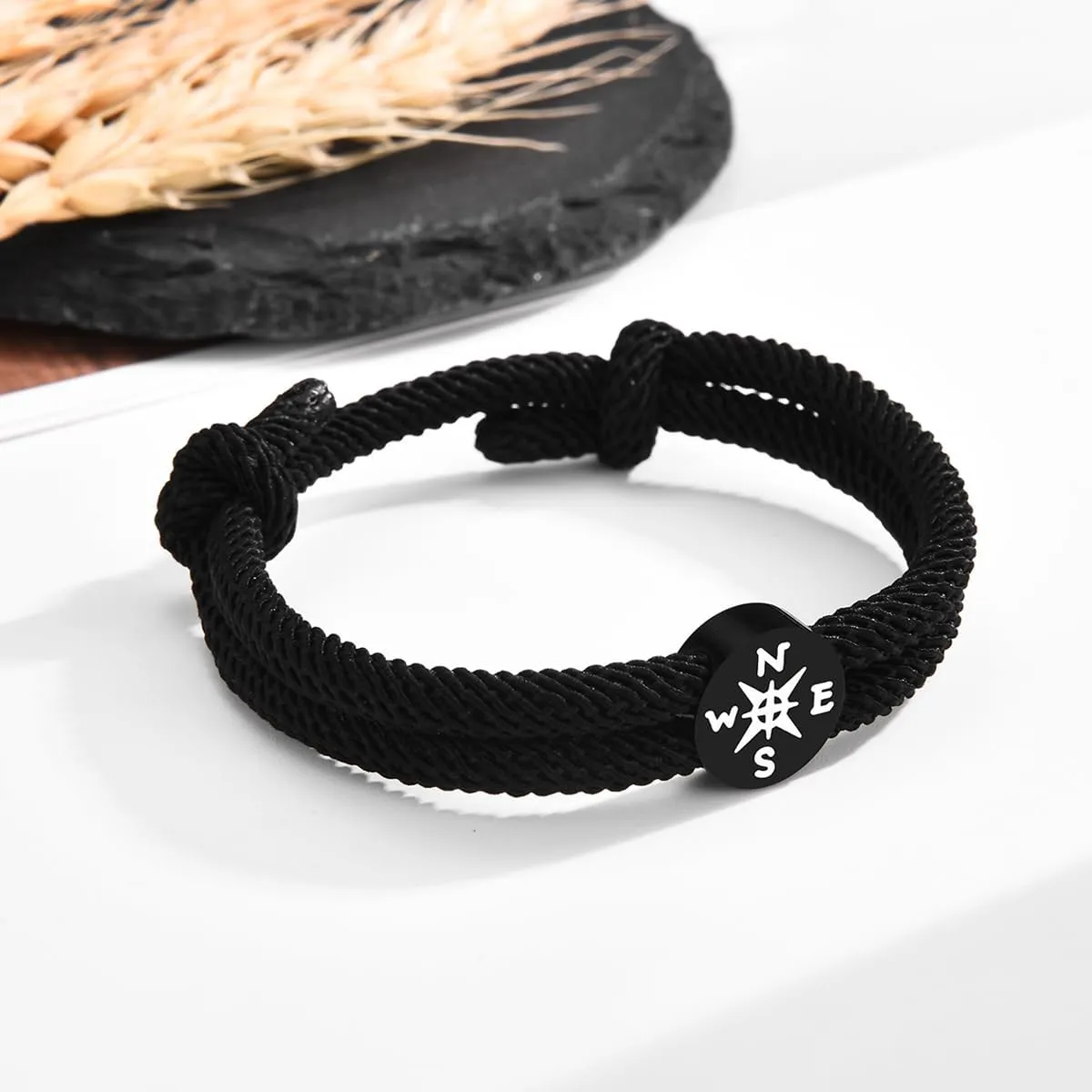 2025 Graduation Gifts for Him Men Boys, High School 5th 6th 8th Grade Kindergarten Preschool College Masters Degree Graduation Gifts Compass Bracelet for Grandson Son Nephew Friends