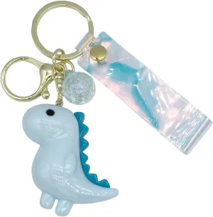 Acrylic Cute Dinosaur Car Key Chain Ring Charm Dino Keychain Pendant For Bags Backpack Purse Accessories