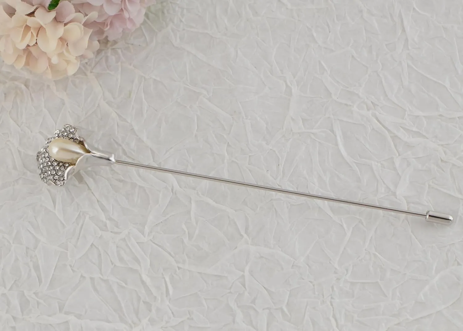 Alilang Vintage Hat Pin 5 inch Long Handle Golden Tone Lapel Pins Tie Scarf Brooch Jewelry Accessories Pack of 2/3/5