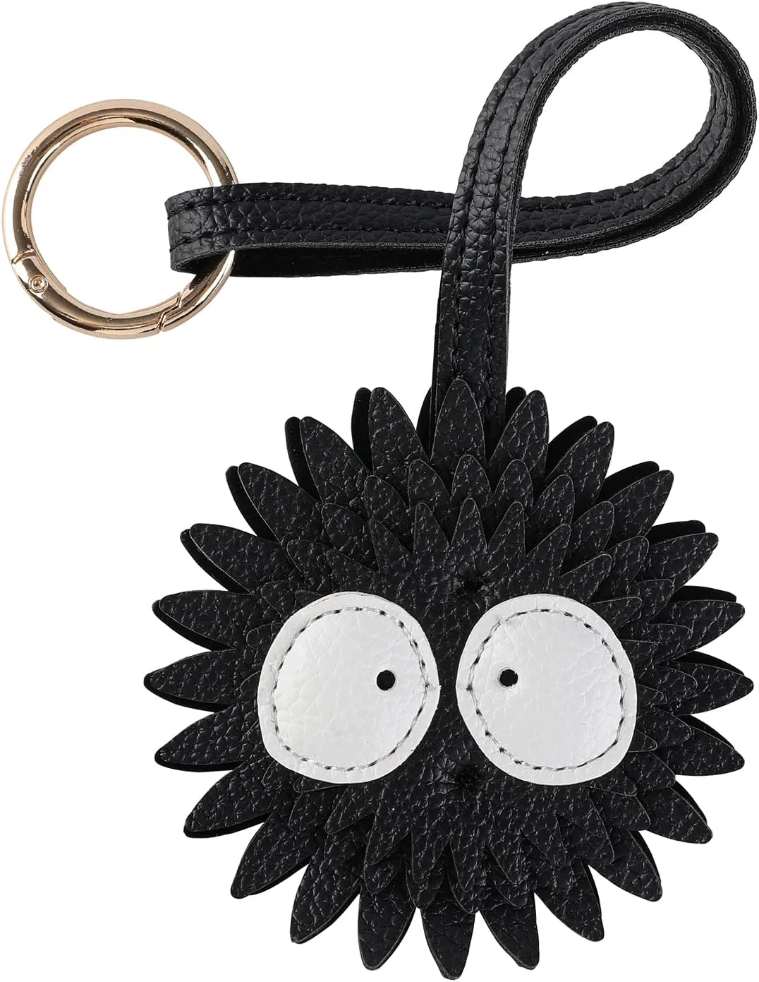 Black Bag Charm, Funny Fashion Keychain, Cute Leather Bag Accessories for Handbags, halloween decor