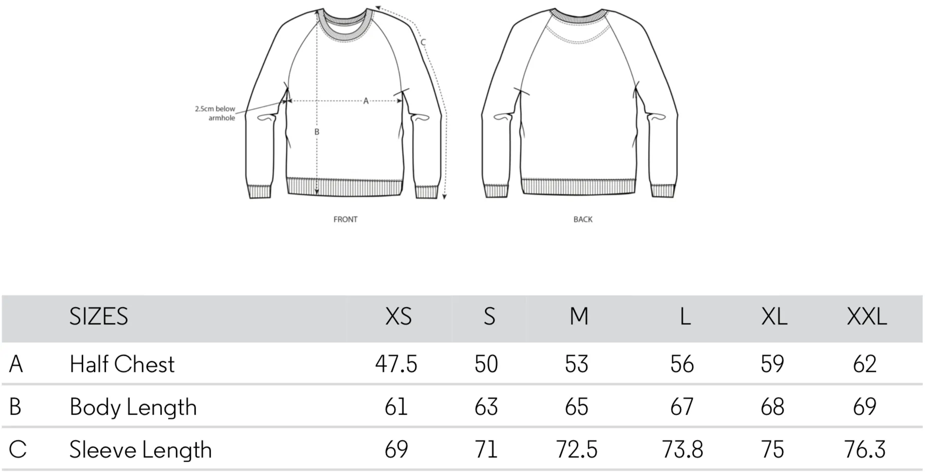 Black star on charcoal sweatshirt *new*