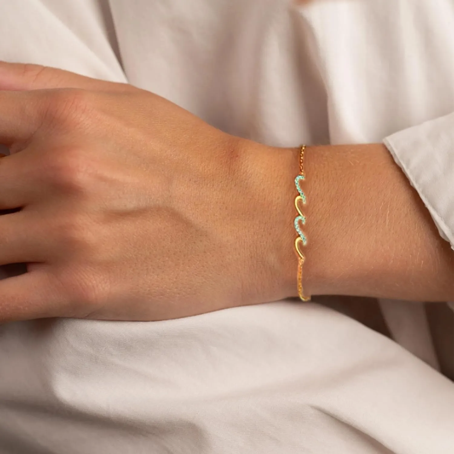 Bracelets for Women, Wave Bracelet Friendship Bracelet Birthday Gifts for Women, Mom, Daughter, Grandma, Sister, Best Friend, Mothers Day Gifts, Christmas Gifts