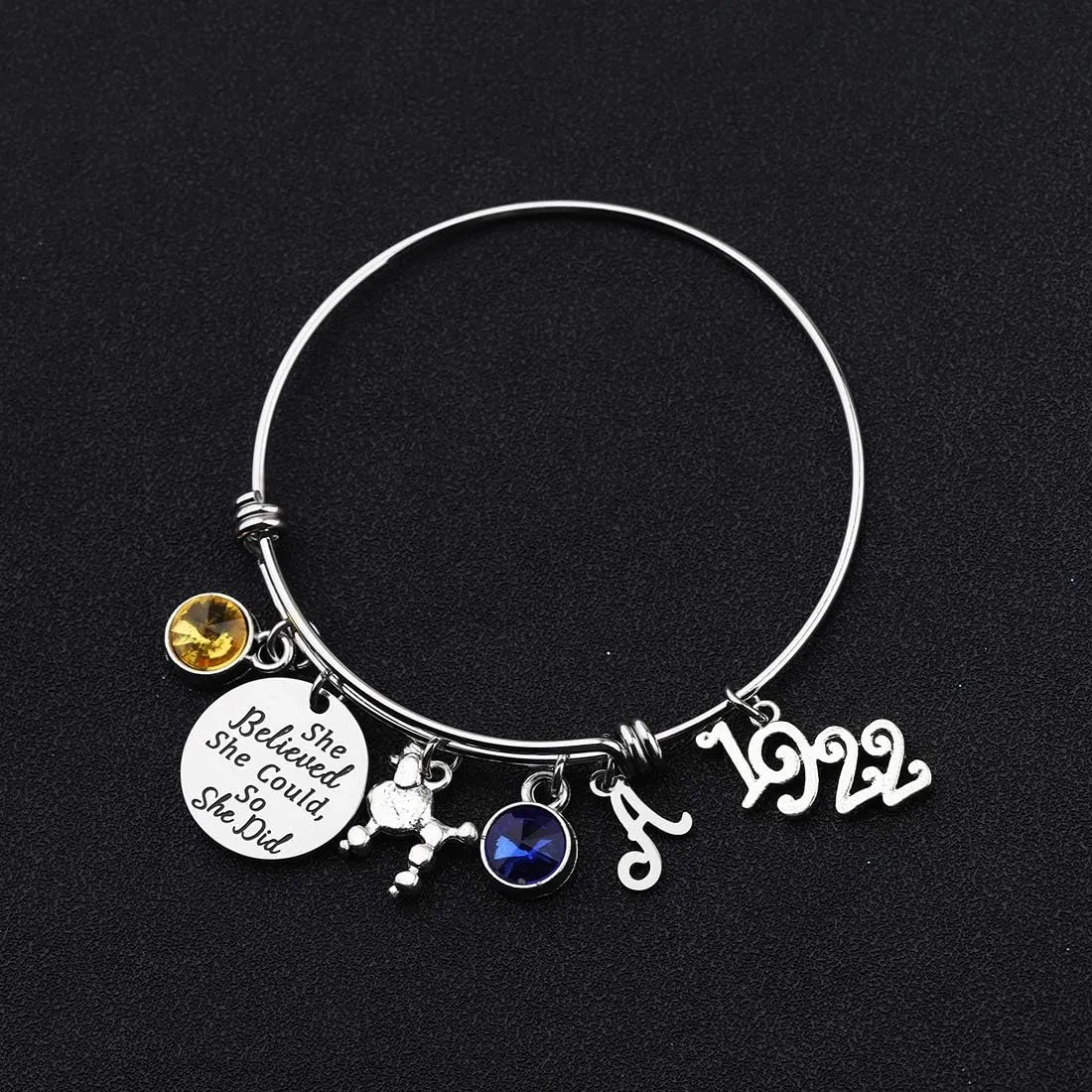 CENWA Sorority Bracelet Sorority Gift She Believed She Could So She Did Graduation Gifts Sorority Jewelry