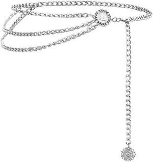 Chain belts for Women Long Tassel Waist Beads Body Jewelry for women Multilayer Body Chain Belly Chain for Dress