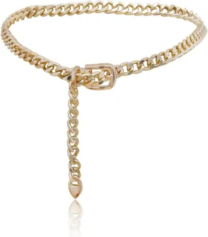 Chunky Waist Chain Belt Punk Rock Waist Chain Jeans Waistband Body Belly Chain Belts for Women Girls