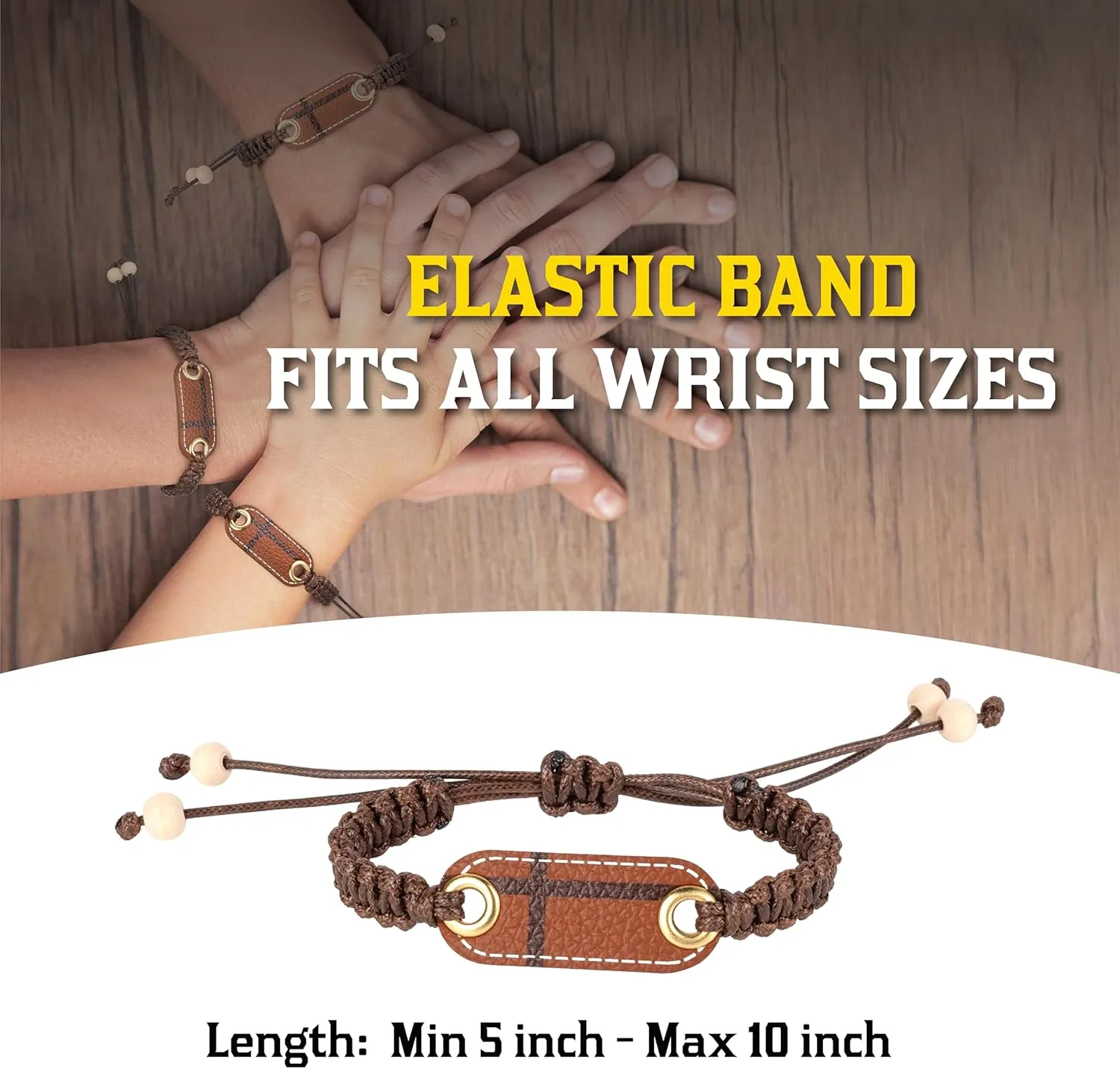 Cross Bracelet, Mens Bracelet Leather for Fathers Day Dad Gifts for Dad, Daily Bible Verse Bracelets for Easter Confirmation Christmas Gifts for Men, Women