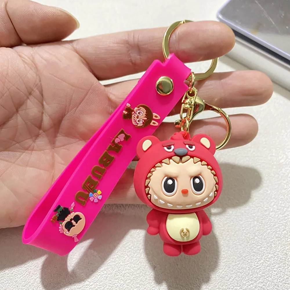 Cute Labubu Keychain, Creative Labubu Purse Bag Charms Gift for Women