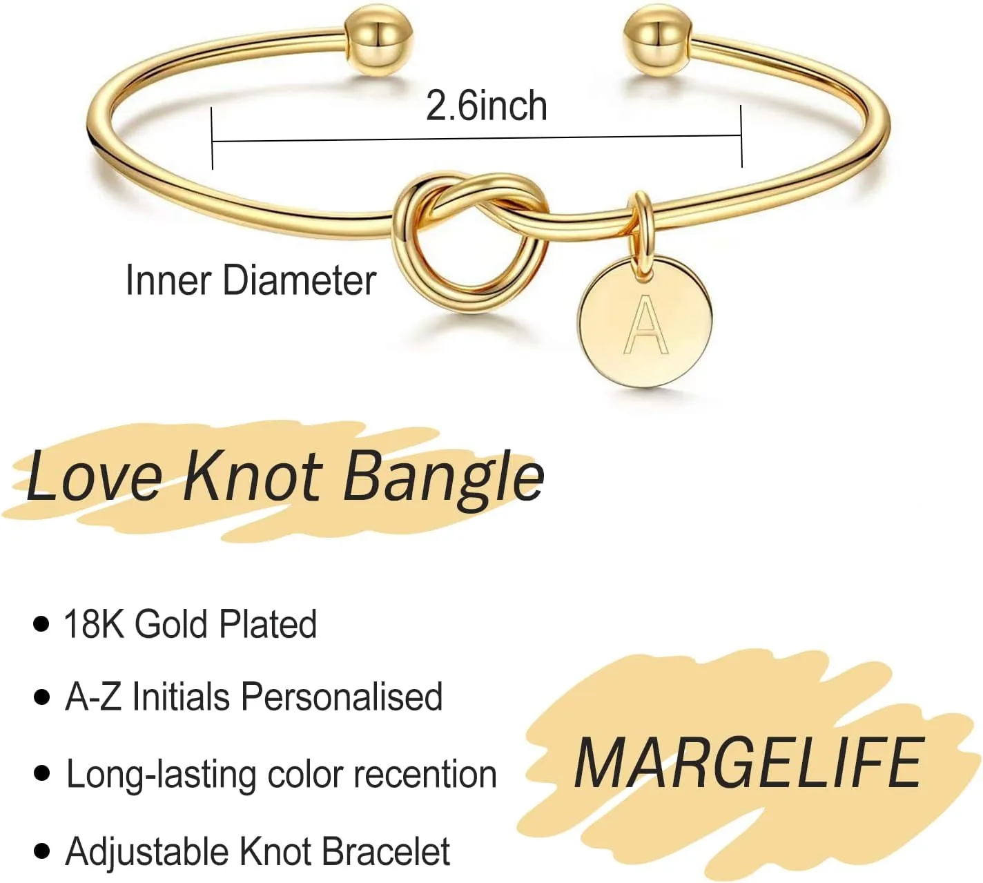 Dainty 18K Gold Plated Initial Bracelets for Women  Gift for Every Woman, Ideal for Christmas, Birthdays, and Cherished Moments