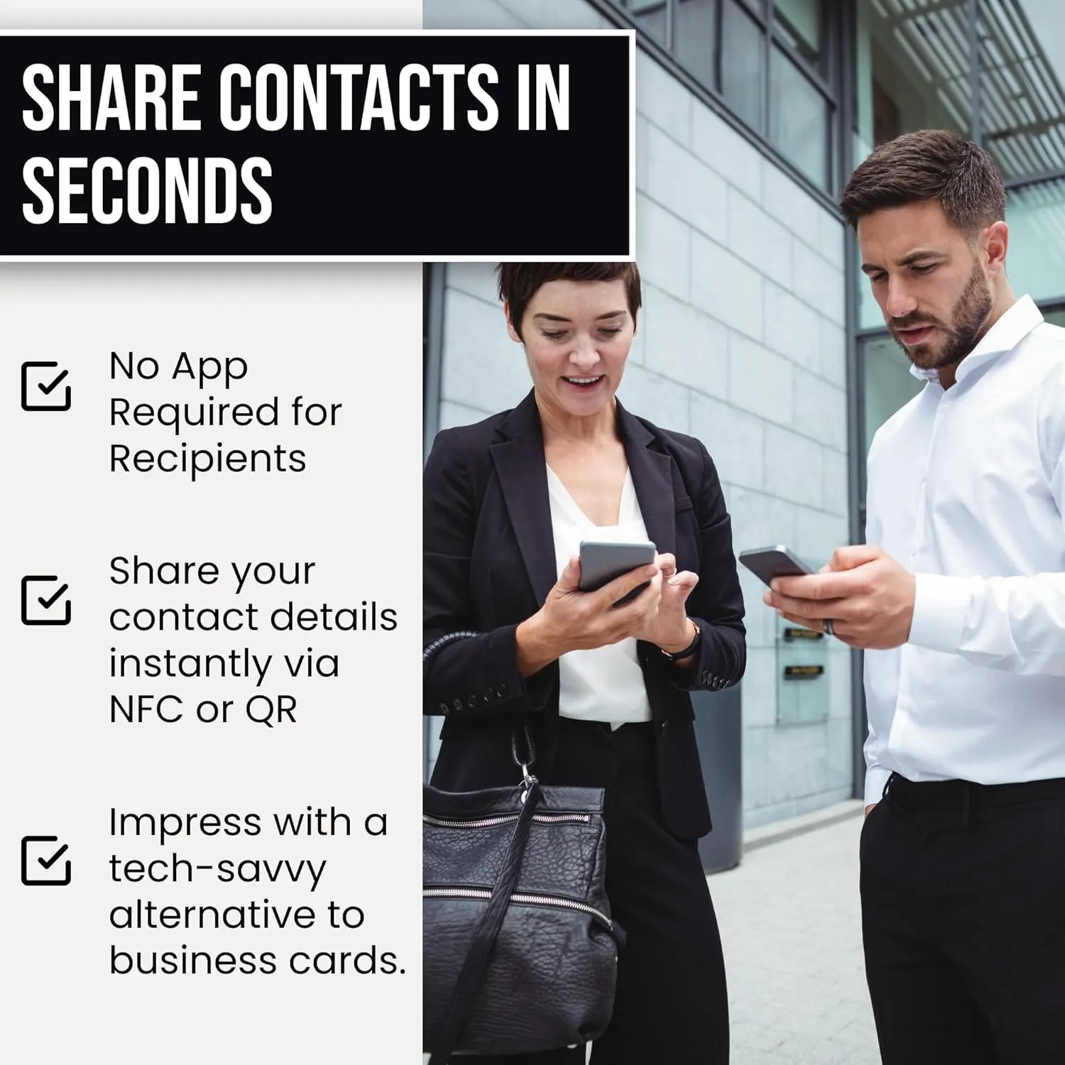 Digital Business Card Bracelet, Tap to Share NFC and QR Code Bracelet, Medical Alert Bracelet, Fundraising Bracelets, Networking Bracelet, Compatible with iPhone and Android