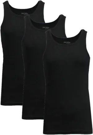 Galaxy by Harvic Single and 3-Pack Mens Heavy-Weight Ribbed Tank Tops