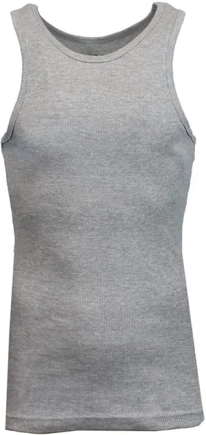 Galaxy by Harvic Single and 3-Pack Mens Heavy-Weight Ribbed Tank Tops