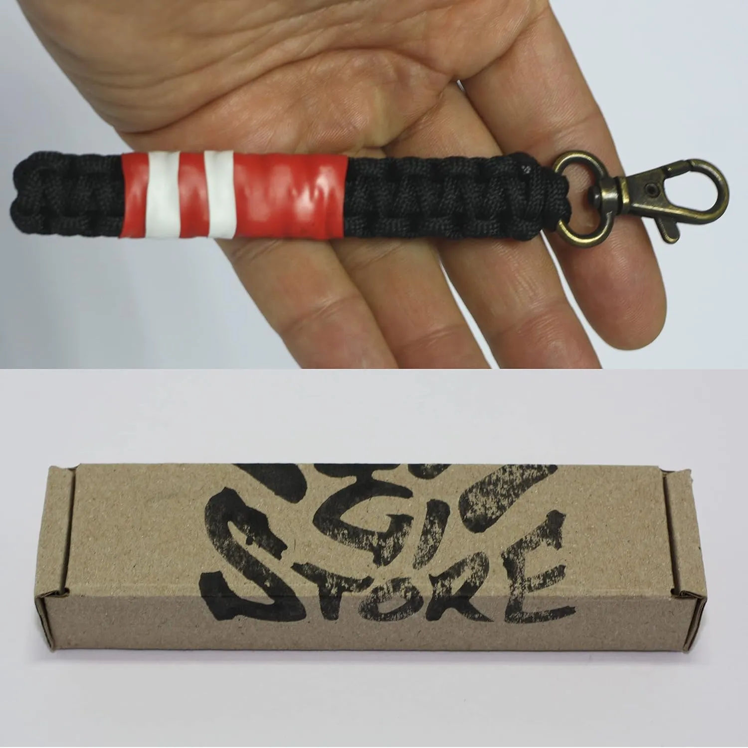 Gift for Jiu Jitsu Paracord BJJ Keychain - BJJ Gifts for Him and Jiu Jitsu Girlfriend