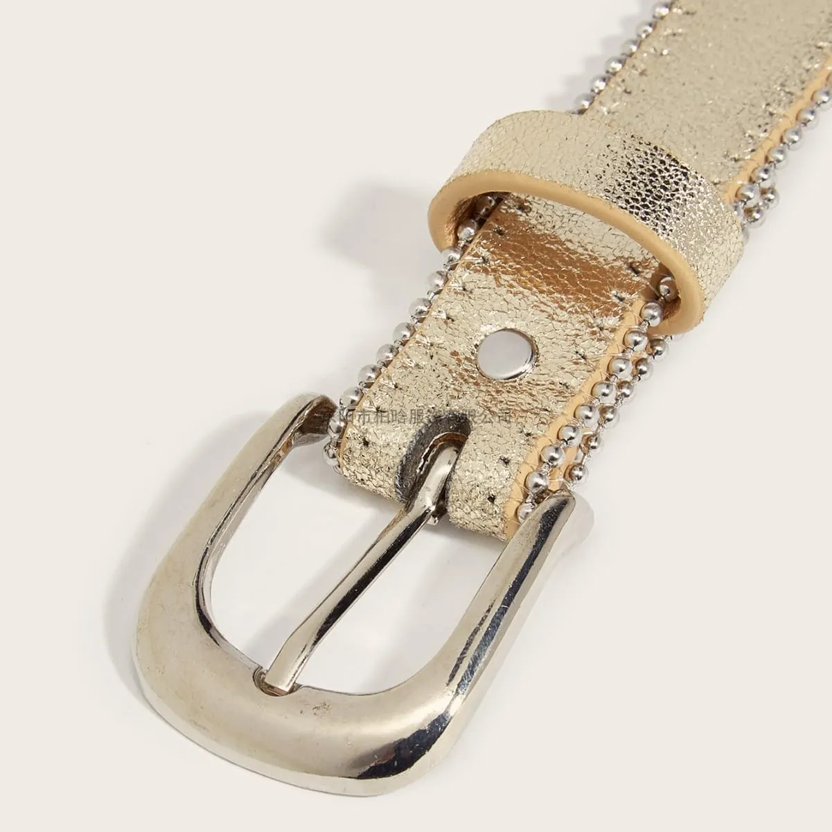 Girls Cute Pentagram Waist Belt - Adjustable Kids Thin Belts with Alloy Pin Buckle Skinny PU Waistband for Jeans Dress
