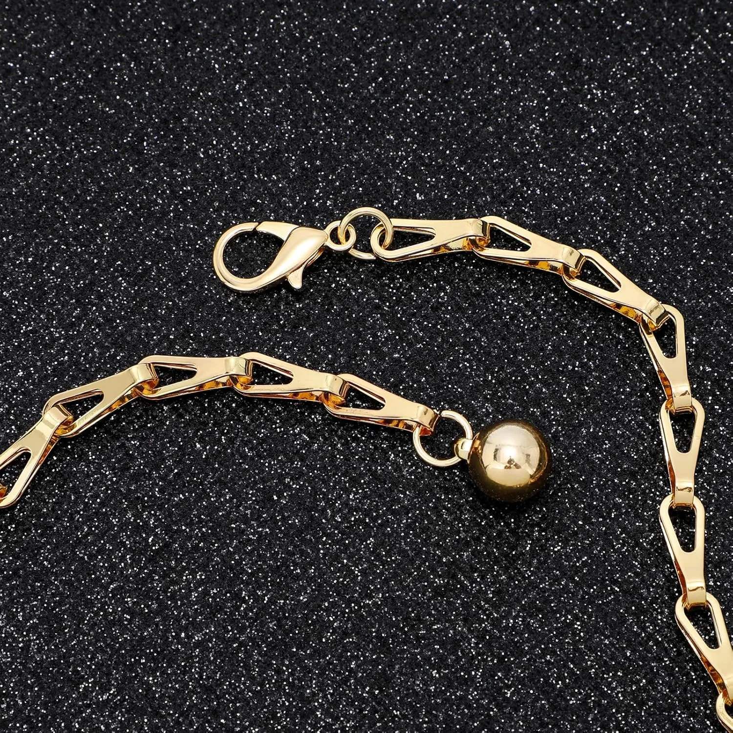 Gold Metal Waist Chain for Women - Adjustable Body Chain with Link Belts for Dress & Jeans