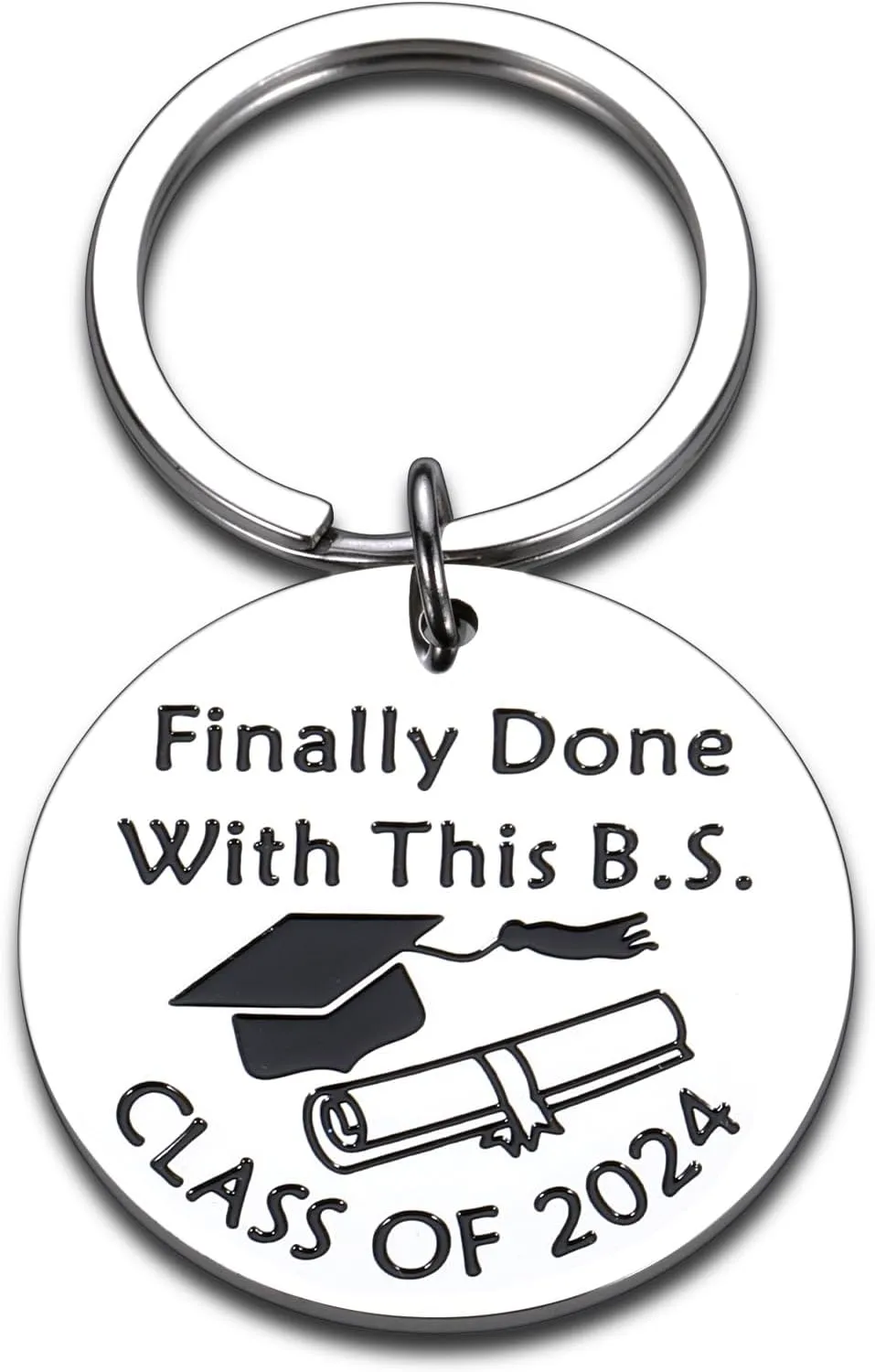 Graduation Gifts for Father, Graduation gifts from father to son, 2024 Graduation Inspirational Keychain for Him Her