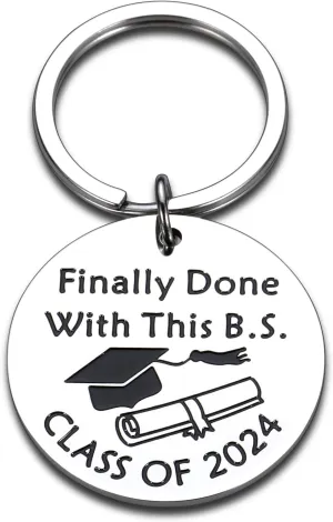Graduation Gifts for Father, Graduation gifts from father to son, 2024 Graduation Inspirational Keychain for Him Her