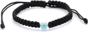 Heart Initial Bracelets for Women Men Initial Glow in the Dark Bracelet Adjustable Handmade Rope Letter A-Z Bracelet Halloween Jewelry Gift