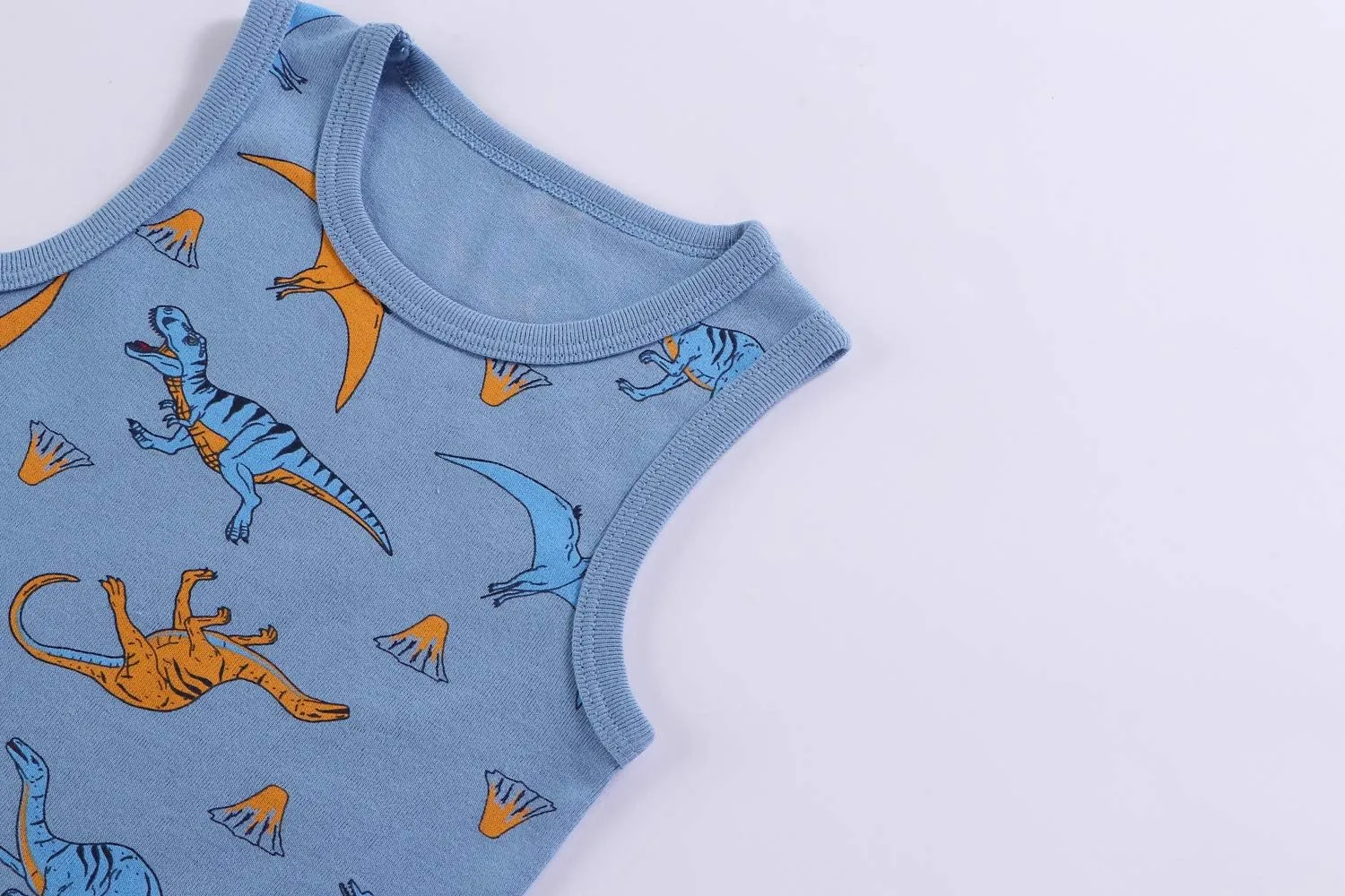 HUAER& Toddler Boys' 2-3 Pack Tank Tops