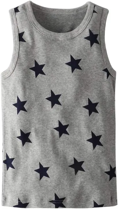 HUAER& Toddler Boys' 2-3 Pack Tank Tops