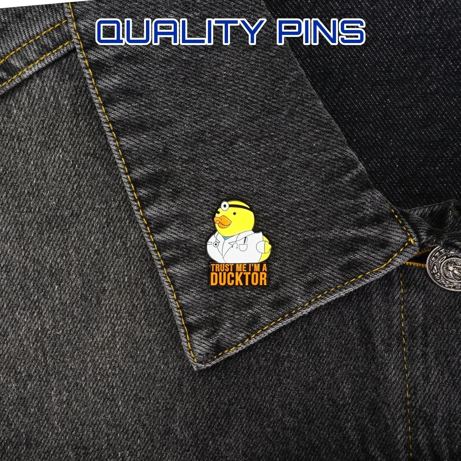 Humorous Enamel Pins, Cute Pins for Backpacks, Hat Pins, Novelty Backpack Lapel Pins for Men, Women, Girls, Boys. For Lanyard, Bags, Hats, Caps, Clothing
