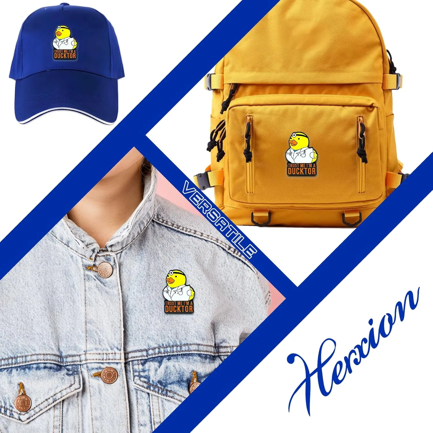 Humorous Enamel Pins, Cute Pins for Backpacks, Hat Pins, Novelty Backpack Lapel Pins for Men, Women, Girls, Boys. For Lanyard, Bags, Hats, Caps, Clothing