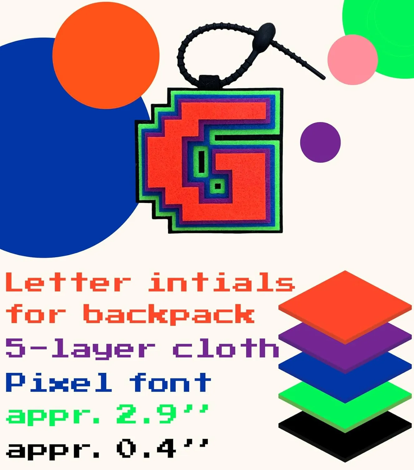 Initials Letter A-Z Keychain for Women Girls Alphabet Key Chain Backpack Accessories Bag Aesthetic Charms