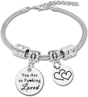 Inspirational Gifts for Women Inspirational Bracelets Motivational Gifts for Her Christmas Birthday Gifts Friendship Jewelry Inspirational Friendship Gifts Graduation Gifts for Sister Positive Gifts