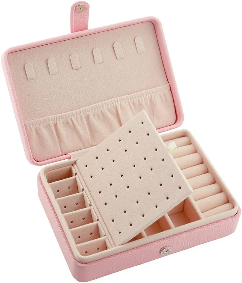 Jewelry Box For Women Necklace Earrings Rings Jewelry Accessory Organizer