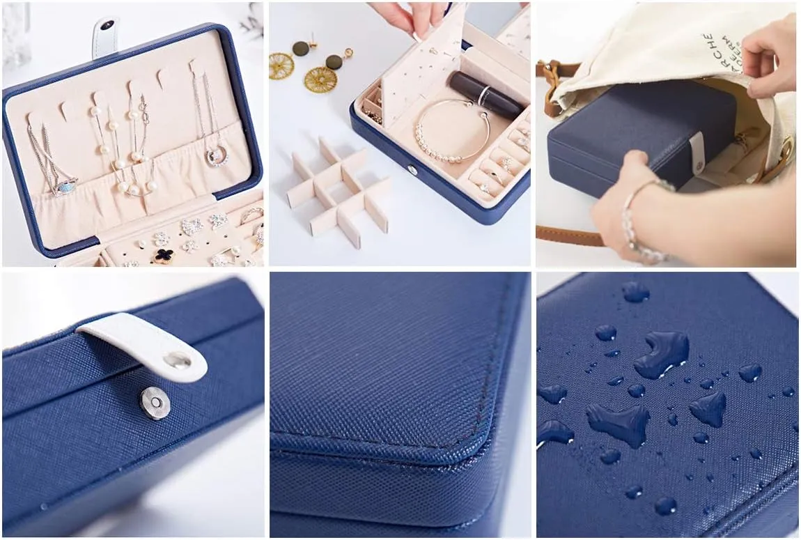 Jewelry Box For Women Necklace Earrings Rings Jewelry Accessory Organizer