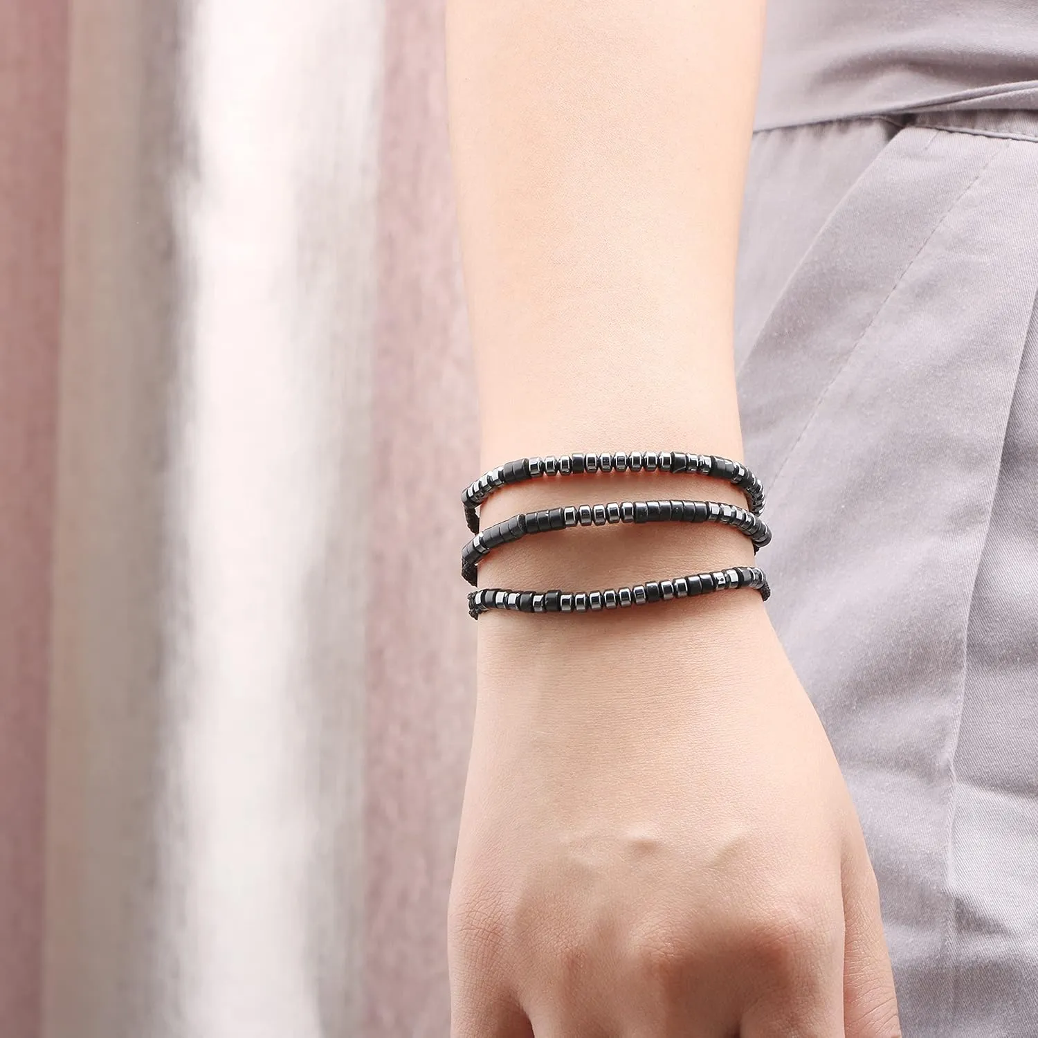 JoycuFF Inspirational Morse Code Bracelets for Men Women Mothers Day Fathers Day Birthday Christmas Gifts for Mom Mother Father Daughter Aunt Grandmother Jewelry Cord Wrap Memorial Graduation