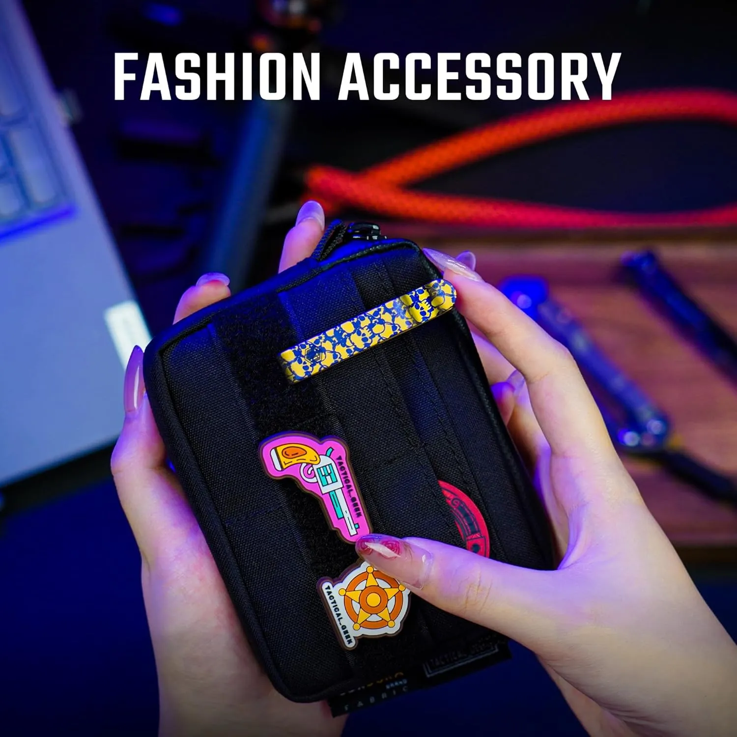 KeyUnity KM00 Titanium Belt Loop Keychain Clip Double Side Quick Release Key Holder with Detachable Key Ring