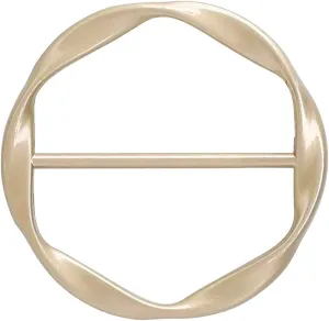 Knot Button Silk Scarf Clip T-Shirt Tie Clips for Women Scarves Clasp Waist Buckle Fashion Metal for Shirts Clothing Decor