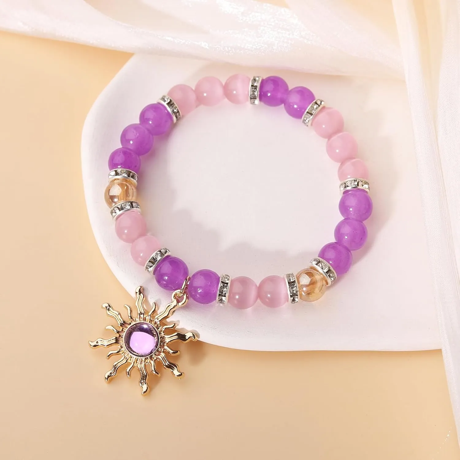Korotho Spider Bracelet Spider Superhero Energy Stone Beaded Bracelet for Teen Girls Boys Man, Christmas Birthday Gifts Ideas Inspirational Charm Bracelets Jewelry for Son Daughter Friends