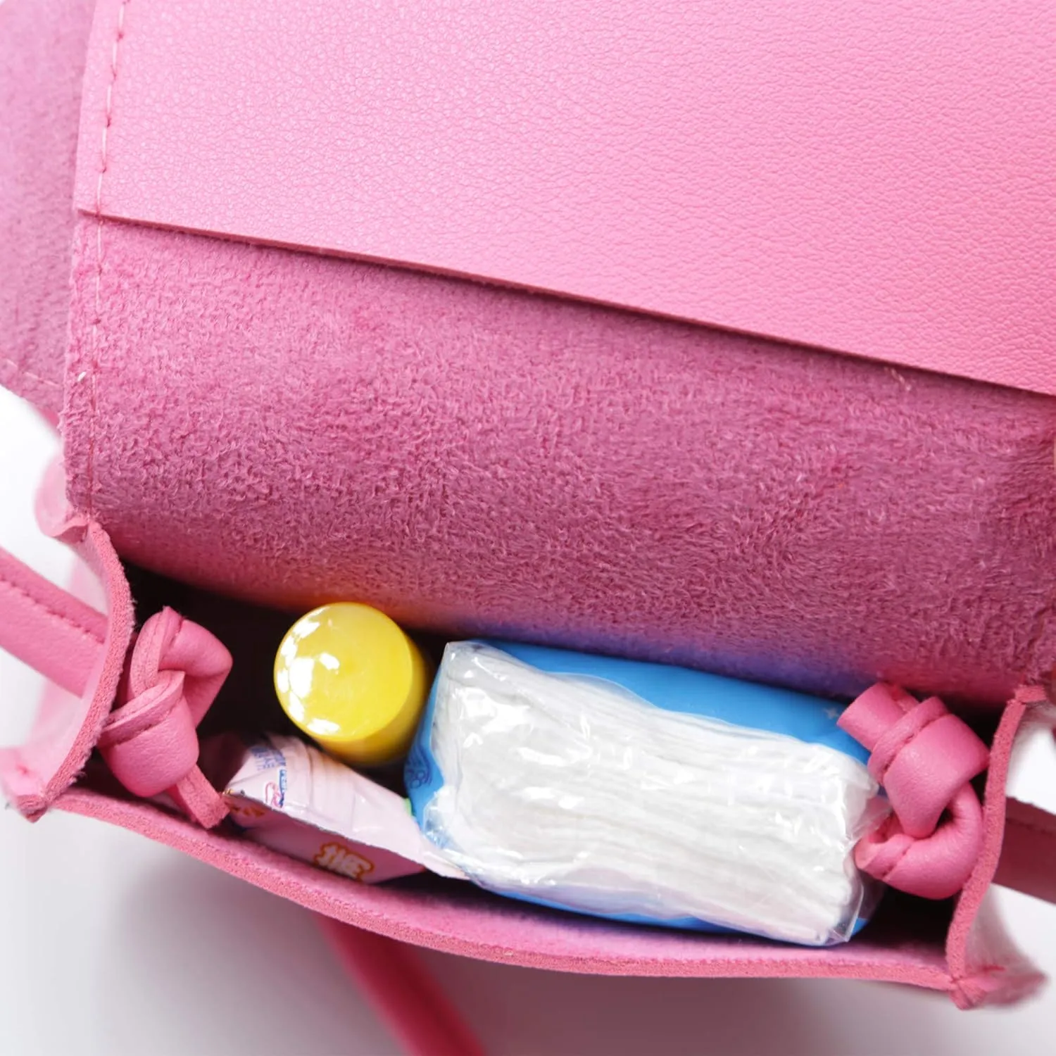 Little Mouse Ear Bow Crossbody Purse,PU Shoulder Handbag for Kids Girls Toddlers