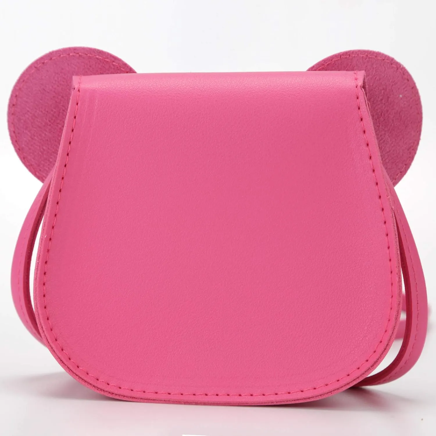 Little Mouse Ear Bow Crossbody Purse,PU Shoulder Handbag for Kids Girls Toddlers