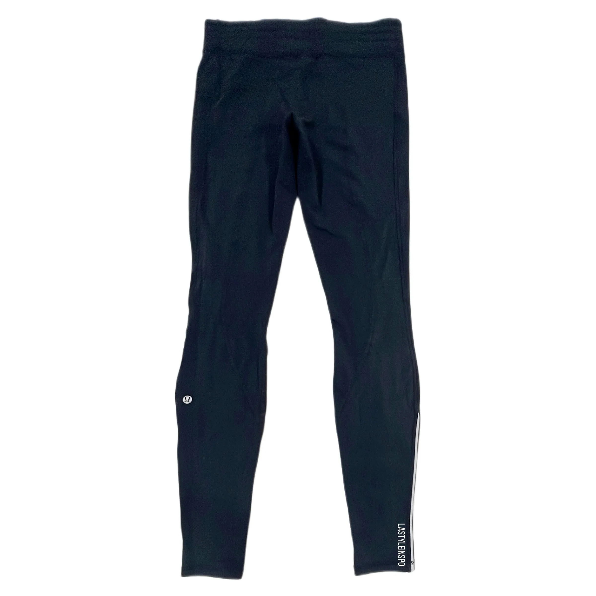 Lululemon Full Leggings Pants Joggers Side Pocket in Black Size 4
