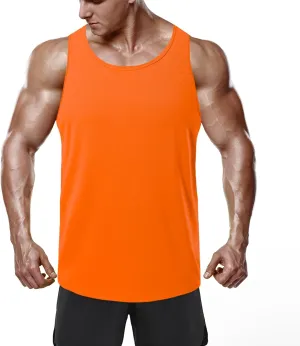 meioro Men's Workout Tank Top Y-Back Mesh Sleeveless Shirts Gym Bodybuilding Fitness Muscle T Shirt Dry Fit Athletic Tops