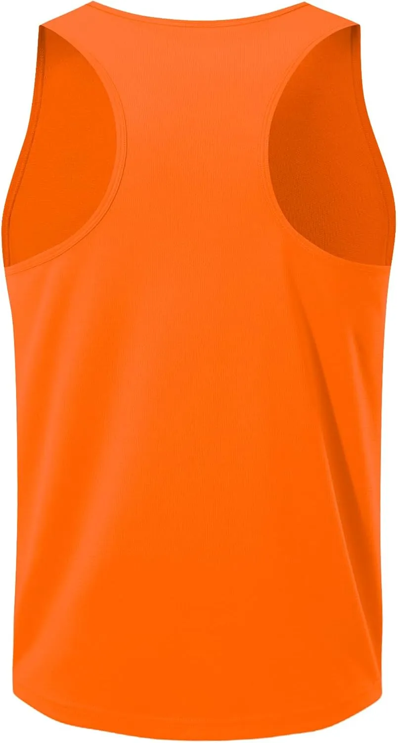 meioro Men's Workout Tank Top Y-Back Mesh Sleeveless Shirts Gym Bodybuilding Fitness Muscle T Shirt Dry Fit Athletic Tops