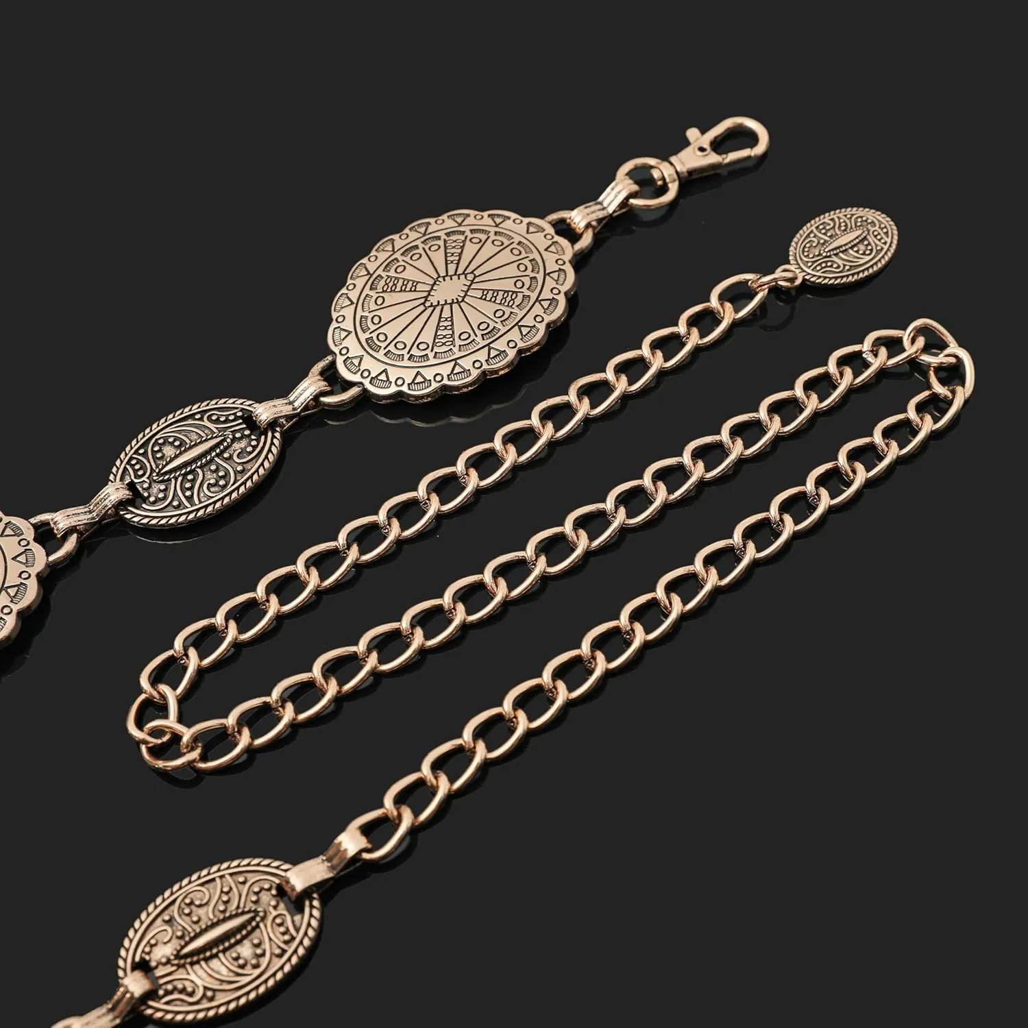 Metal Waist Chain Retro Fashion Body Belly Belt Gold Silver Belts Jewelry Accessories for Women Girls