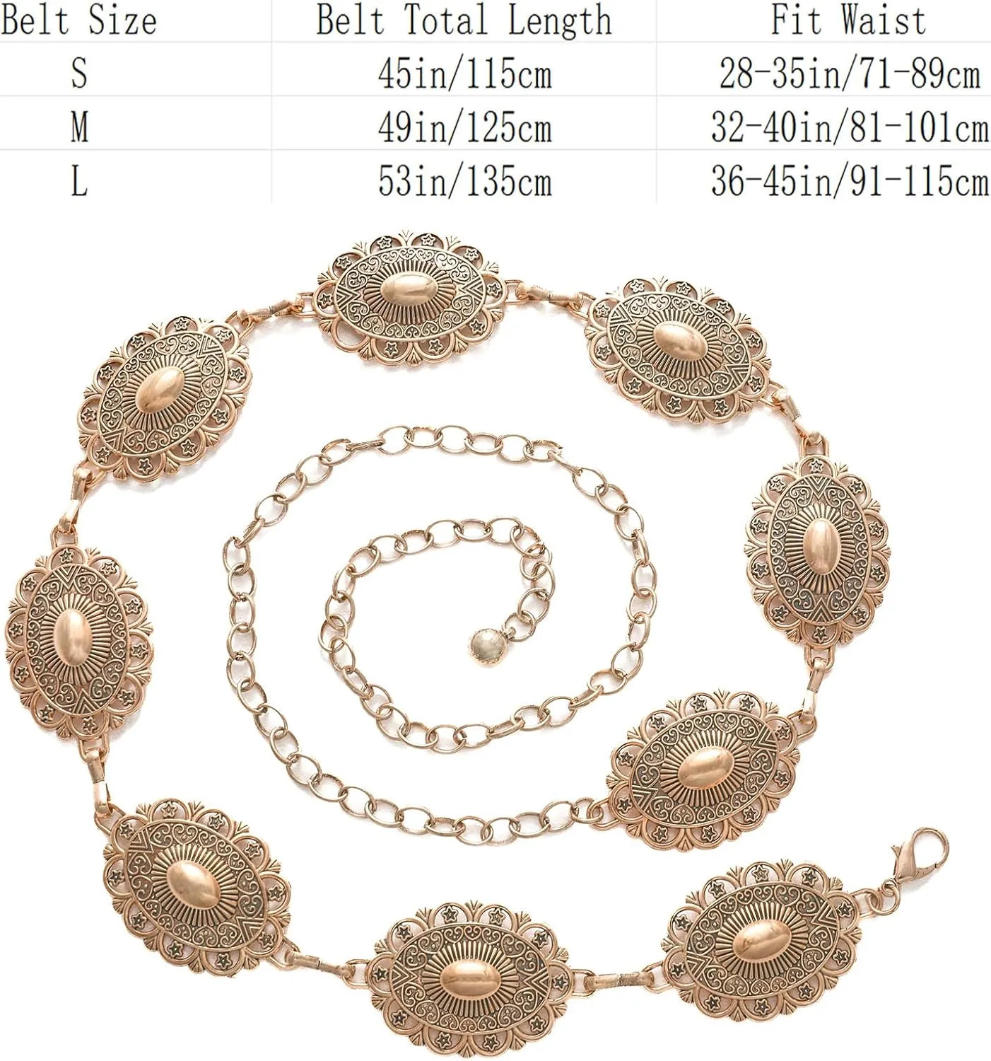Metal Waist Chain Retro Fashion Body Belly Belt Gold Silver Belts Jewelry Accessories for Women Girls