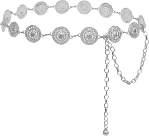 Metal Waist Chain Sun Moon Body Belly Belt Gold Silver Belts Jewelry Accessories for Women Girls