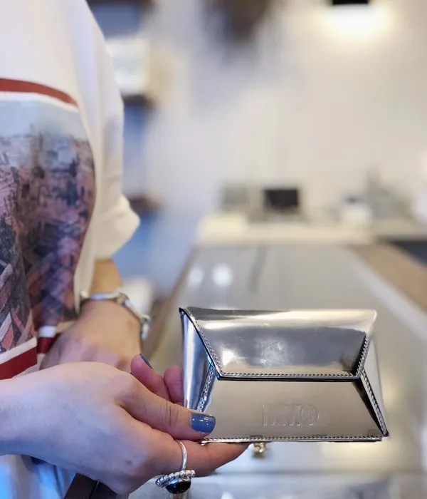 MM6 MAISON MARGIELA/ENVELOPE CARDHOLDER(SILVER)