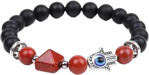 New 2025 Natural Stone Bracelet Yoga Buddha Palm Bracelet Charm Beads Bracelets For Men Women Prayer Buddhism Amulet Jewelry Gift Fashion Accessories Creative Gift