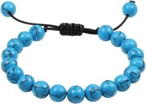 New 2026 Unisex Adjustable Blue Pine Stone Rope Bracelets Women Men Natural Buddha Bead Yoga Weave Bracelet Prayer Jewelry Male Pulseira Fashion Trendy Accessories Creative Gift For Women And Men