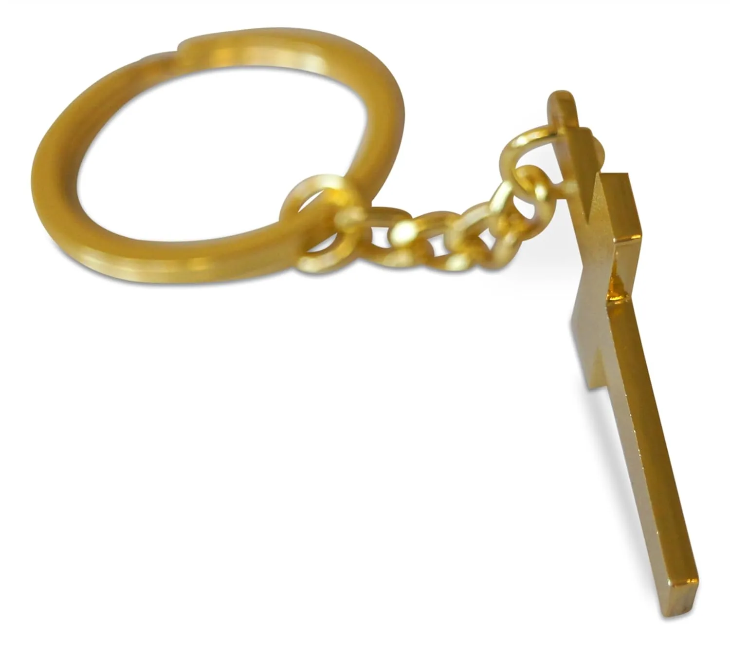 Novel Merk Christian Cross & Icons Keychain with Key Ring