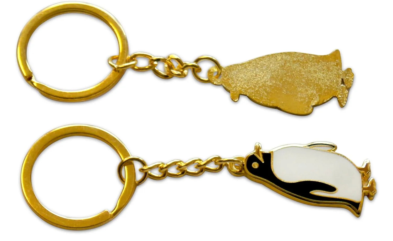 Novel Merk Wildlife Animal Land & Sea Enamel Keychain with Key Ring
