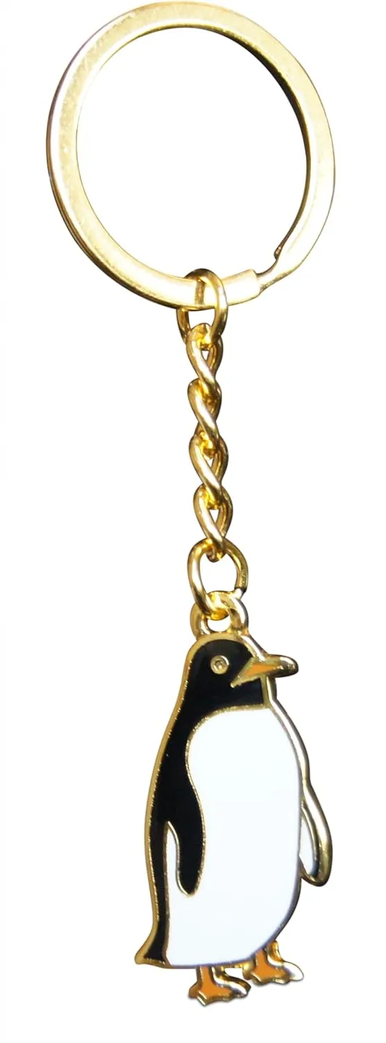 Novel Merk Wildlife Animal Land & Sea Enamel Keychain with Key Ring