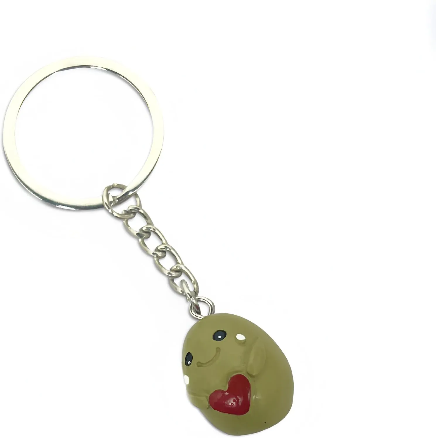 OCOUYVD 1Pcs Purse Cute Keychain Kawaii Red Love Olive Keychain Handbag Bags Decoration Bag Charm for Women Car Key Chain Key
