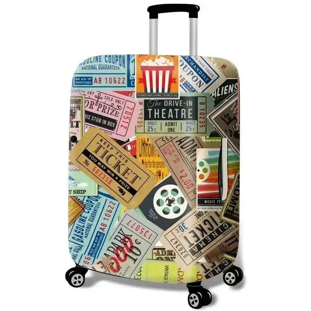 Patterned Luggage Cover